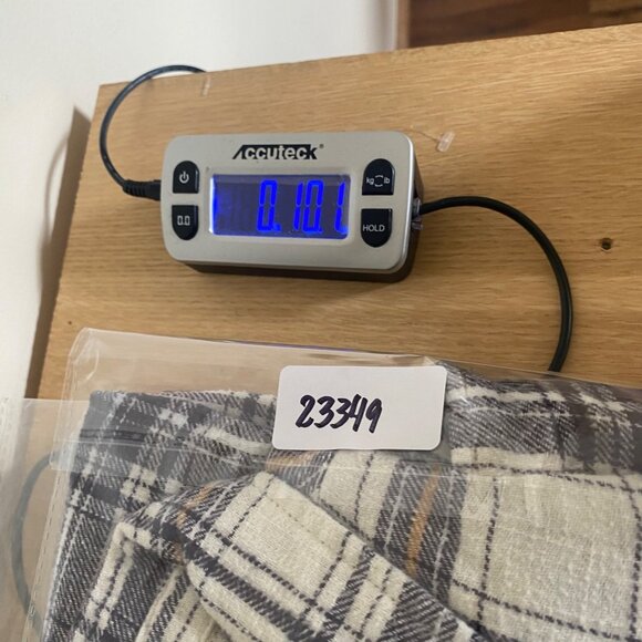 Love Tree Shirt Womens Small Navy Plaid Flannel Button Up Collared Long Sleeve - Picture 10 of 10